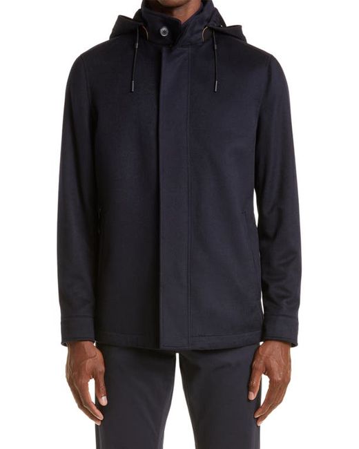 Z Zegna Oasi Cashmere Lite Hooded Jacket in at