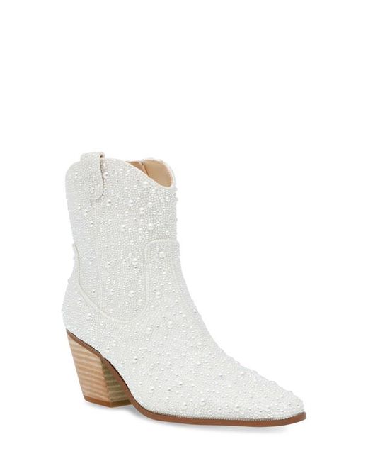 Betsey Johnson Diva Embellished Western Bootie in at