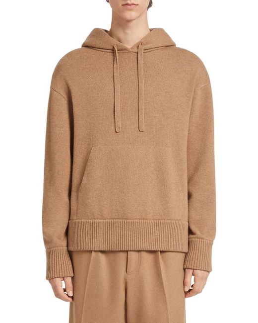 Z Zegna Chunky Cashmere Hoodie in at