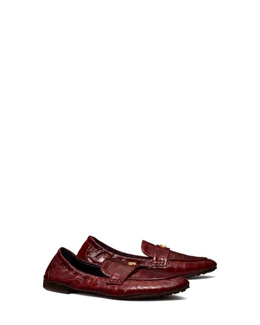 Tory Burch Ballet Loafer in Wine at