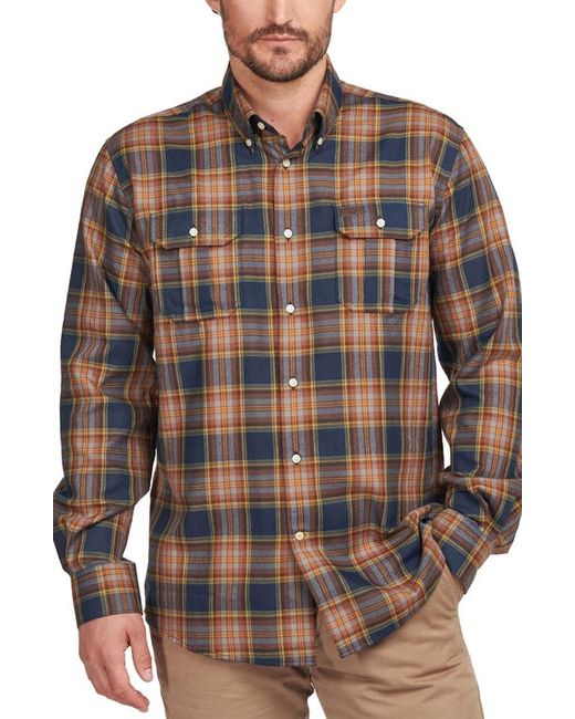 Barbour Singsby Plaid Button-Up Shirt in at