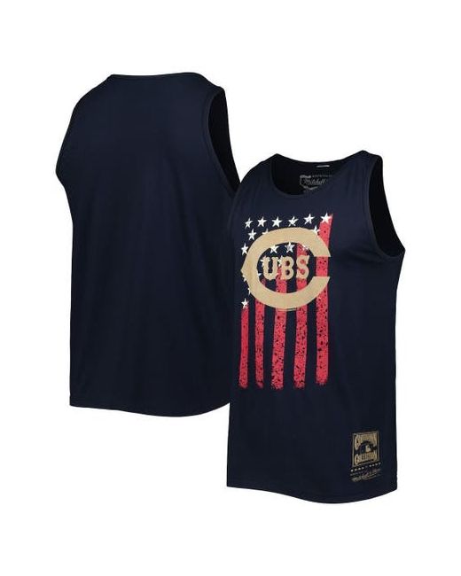 Mitchell & Ness Chicago Cubs Cooperstown Collection Stars and Stripes Tank Top at