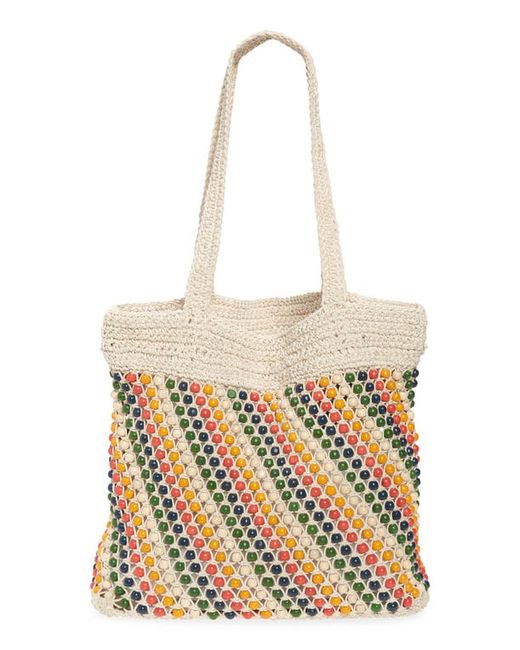 Madewell Beaded Crochet Tote Bag in at