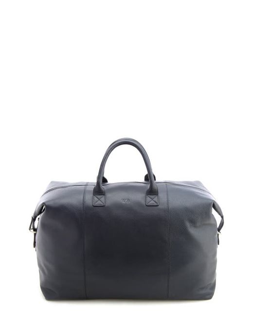 ROYCE New York Personalized Weekend Leather Duffle Bag in at