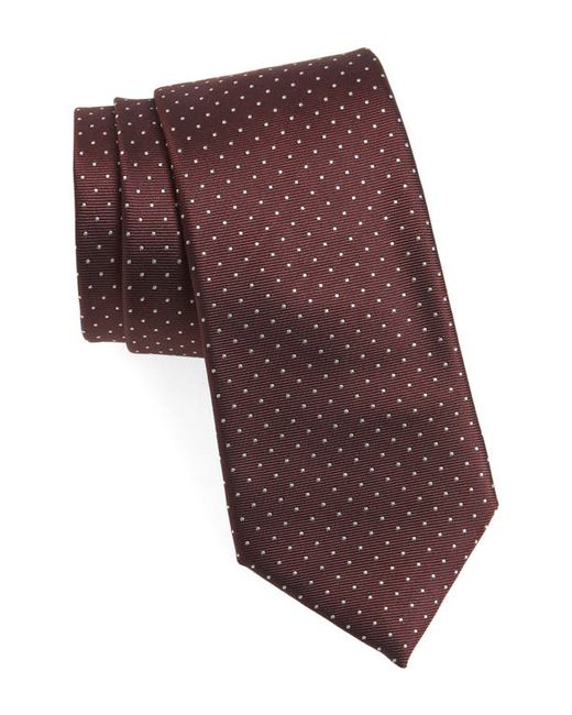 Canali Dot Silk Tie in at