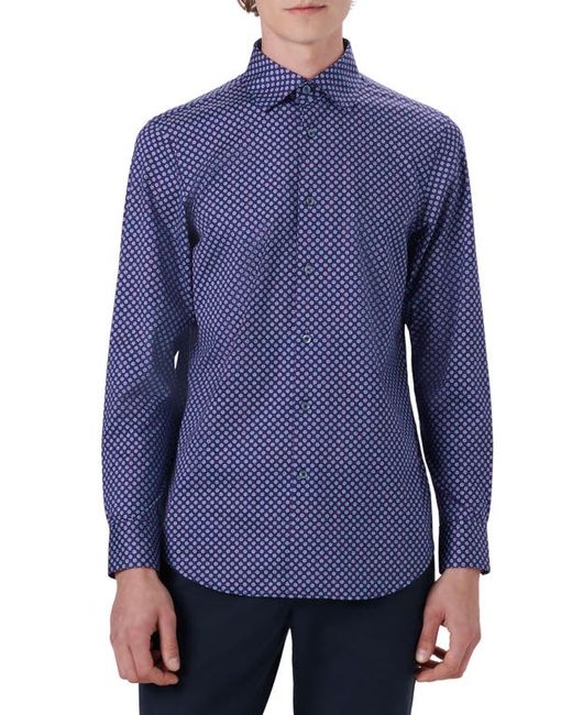 Bugatchi OoohCotton Tech Button-Up Shirt in at