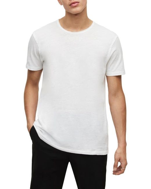 AllSaints Figure 2-Pack Cotton T-Shirts in Optic White at