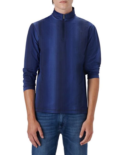 Bugatchi OoohCotton Tech Quarter Zip Pullover in at
