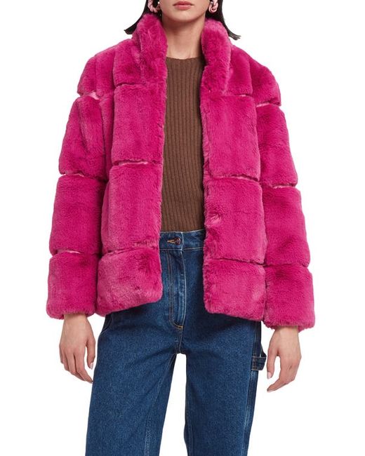 Apparis Skylar Recycled Faux Fur Jacket in at