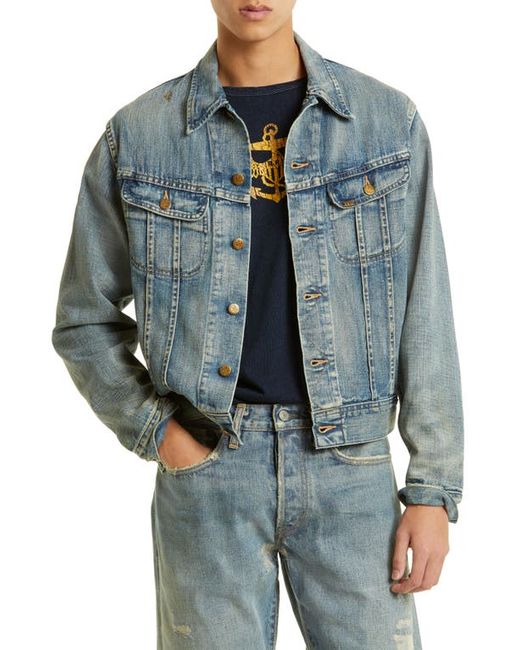 Double RL RRL Lot 271 Midweight Denim Jacket in at