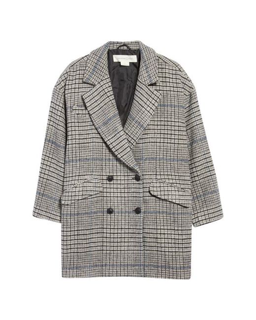 Treasure & Bond Plaid Double Breasted Coat in at