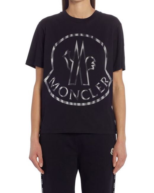 Moncler Oversize Logo Graphic Tee in at