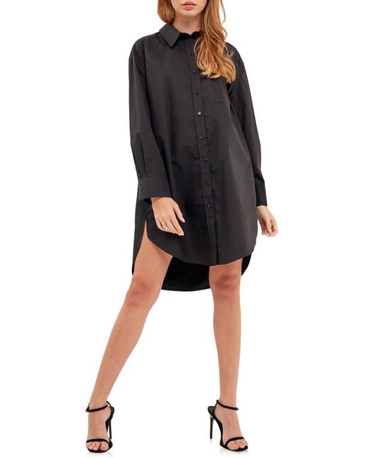 English Factory Classic Collar Shirtdress in at