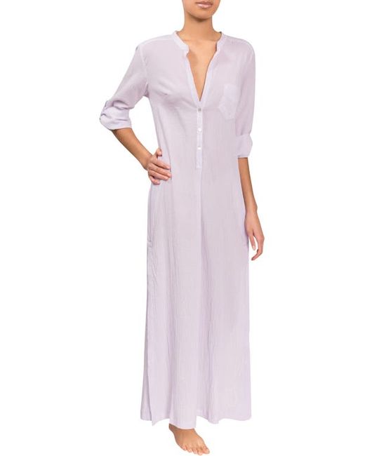 Everyday Ritual Plunge V-Neck Cotton Caftan in at
