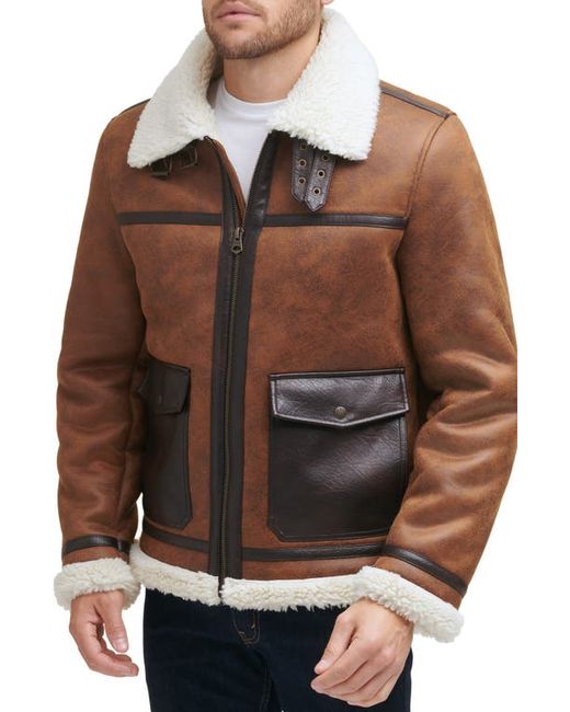 Levi's Faux Fur Collar Moto Jacket in at