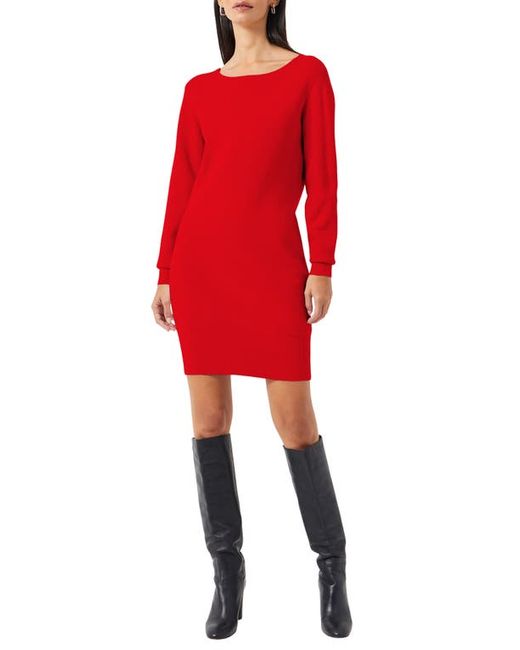 French Connection Open Back Long Sleeve Sweater Dress in at