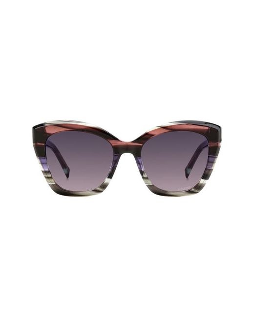 Missoni 54mm Cat Eye Sunglasses in Violet Brown/Mauve at