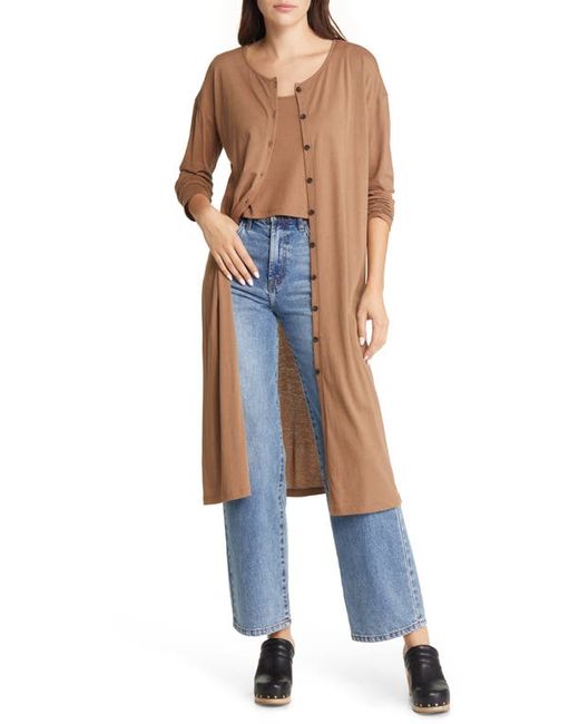 Madewell Tank Duster Cardigan Set in at