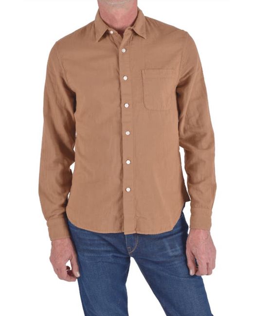 Kato The Ripper Button-Up Organic Cotton Gauze Shirt in at