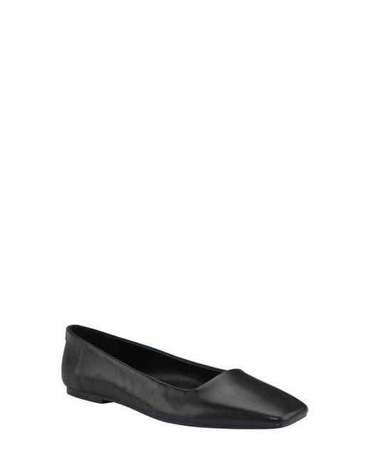 Calvin Klein Nyta Square Toe Flat in at