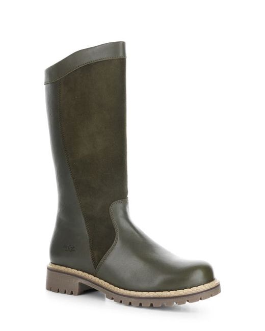 Bos. & Co. Bos. Co. Henry Waterproof Winter Boot in Olive Feel/Suede at