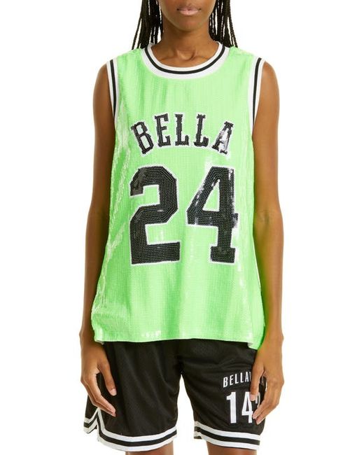 Bella Doña Sequin Jersey Tank in at