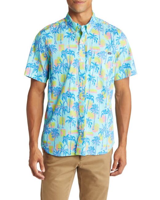 Chubbies Soft Stretch Full Button Short Sleeve Shirt in at