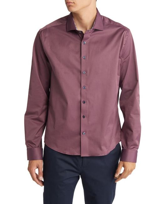 Stone Rose DRY TOUCH Performance Button-Up Shirt in at