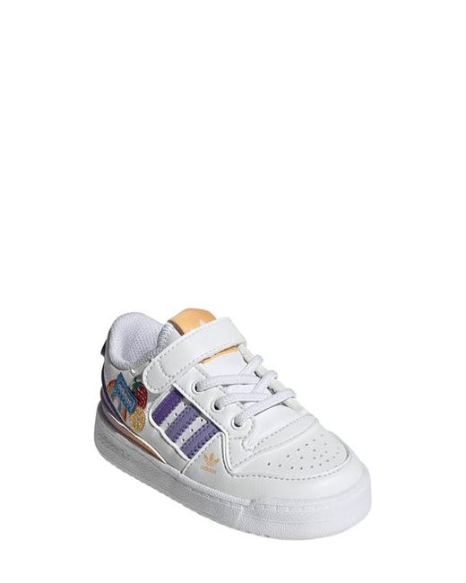 Adidas Forum Low Sneaker in White/Light Lilac at