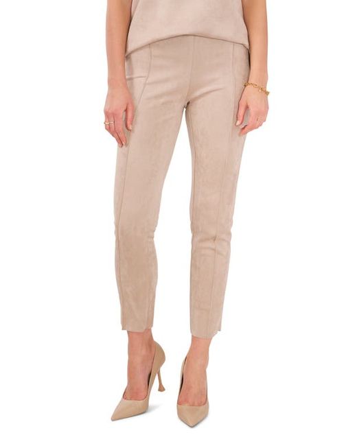 Vince Camuto Pintuck Faux Suede Leggings in at