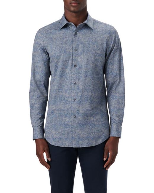 Bugatchi James OoohCotton Tech Button-Up Shirt in at