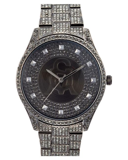 Steve Madden Crystal Bracelet Watch in at