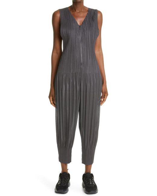 Pleats Please By Issey Miyake Sleeveless Jumpsuit in at