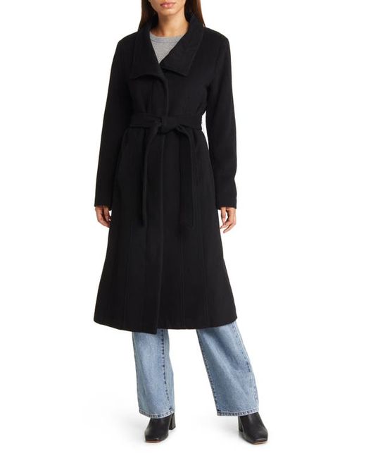 Cole Haan Signature Slick Belted Long Wool Blend Coat in at