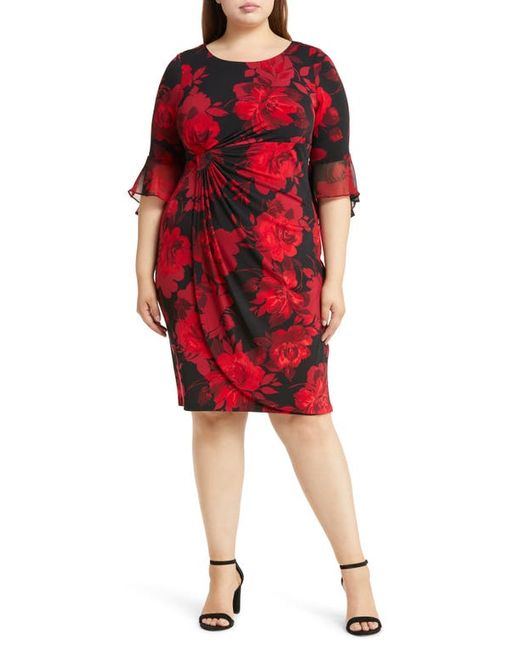 Connected Apparel Ity Faux Wrap Dress in at