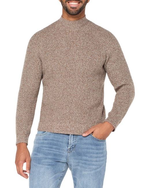 Liverpool Los Angeles Shaker Stitch Mock Neck Sweater in at