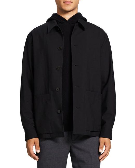 Theory Selk Wool Blend Chore Jacket in at