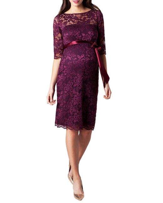 Tiffany Rose Amelia Lace Maternity Cocktail Dress in at