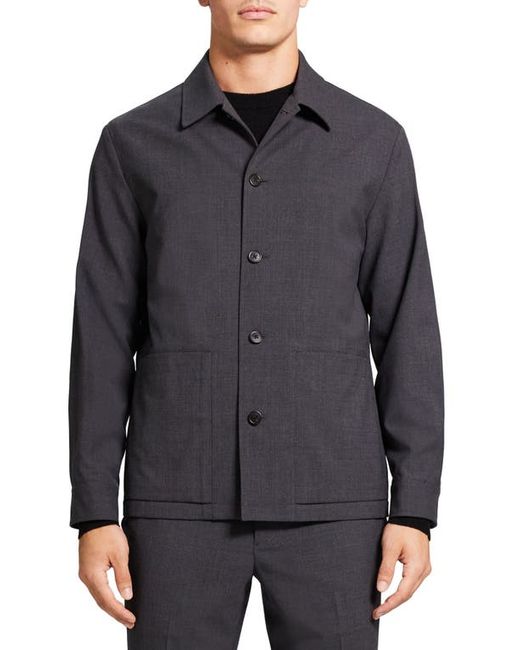 Theory Selk Wool Blend Chore Jacket in at