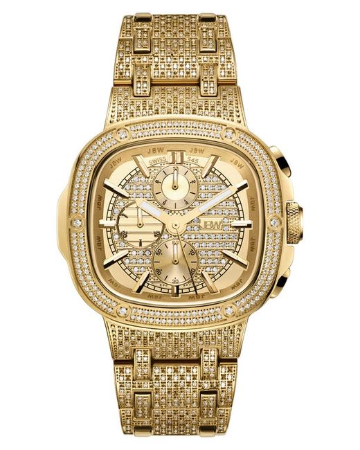 Jbw Heist Diamond Chronograph Bracelet Watch 28mm x 10mm in at