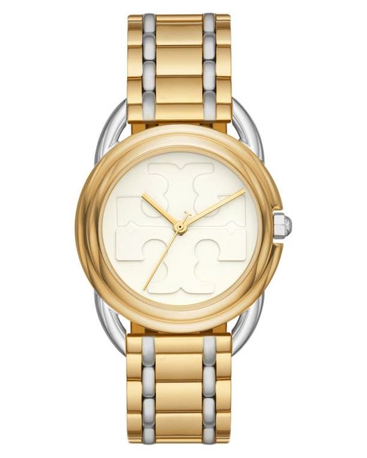 Tory Burch The Miller Two-Tone Bracelet Watch 32mm in at