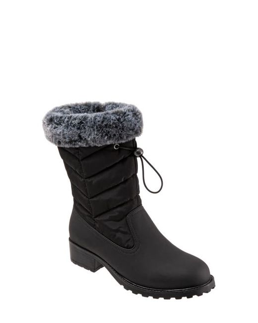Trotters Bryce Faux Fur Trim Winter Boot in at