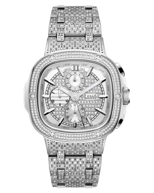 Jbw Heist Diamond Chronograph Bracelet Watch 28mm x 10mm in at