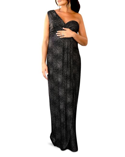 Tiffany Rose Galaxy One-Shoulder Maternity Gown in at
