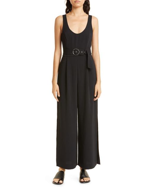 Club Monaco Scoop Neck Belted Jumpsuit in at