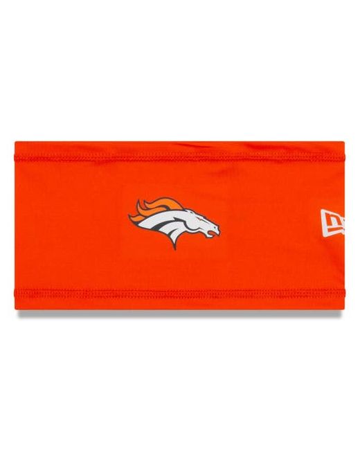 New Era Orange Denver Broncos COOLERA Official Training Camp Headband in at One Oz