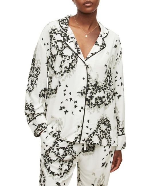 AllSaints Safi Orsino Pajama Shirt in at