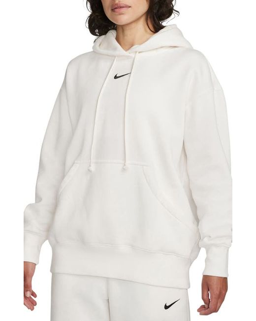 Nike Sportswear Phoenix Oversize Fleece Hoodie in Sail at