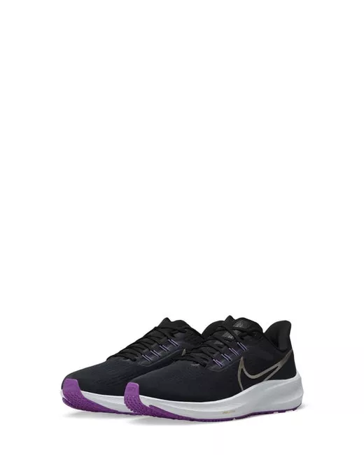 Nike Air Zoom Pegasus 39 Running Shoe in Anthracite/Black/Lilac at