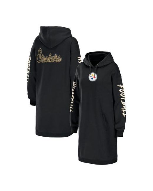 Wear By Erin Andrews Pittsburgh Steelers Hoodie Dress at